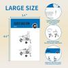 ELAORY Cable Workout Cards, 62 Exercises Cards Deck Large Size 5" x 3.5" Fitness Cards for Women & Men, Beginner Fitness Guide to Training Exercises at Home or Gym view 2