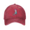 The Little Boy is Sad Baseball Cap Women Men Hat Vintage Trucker Sun Hat Dad Cowboy Hats Red view 2