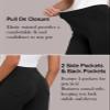 Agenlulu Stretchy Dress Pants for Women Summer High Rise Straight Leg Pants Business Work Slacks, 28" Inseam Petite Black view 3