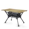 ONETIGRIS Dipper Camping Table, Lightweight Portable Folding Table with Mesh Storage Net, High/Low Options, Ideal for Camping, Hiking, Tailgating, Beach, Picnic, Travel, Backyard view 1