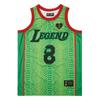 24 Mens Legend Sport Shirt,Miss You Snakeskin Hip Hop Basketball Jersey Green S view 2