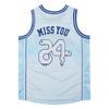 24 Mens Legend Sport Shirt,Miss You Snakeskin Hip Hop Basketball Jersey Sky Blue M view 3