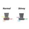 Hammy3DPrints Cobra Buckle Belt Mount - Gridwall | Gear Holder Storage Rack (Dakota with Metal Track Insert, Skinny) view 4