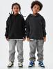 Flygo Unisex Boys Girls Fleece Lined Sherpa Hoodie Kids Warm Winter Hoodies Pullover Hooded Sweatshirt(DarkGrey-S) view 2