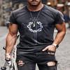 MARSVOVO Christian Shirts for Men Active Comfortable Lightweight Crewneck Short Sleeve Mens Shirts Summer Stylish Dating Church Summer Shirts Style11 Size M view 2
