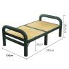 Bamboo Folding Sleeping Bed, Foldaway Hard Beds, Single Nap Cot Rollaway Guest Room Cots Minimalist Fold Platform Bed, No Assembly Required, Stable Quality(192 * 120 * 56.5cm) view 2