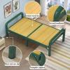 Bamboo Folding Sleeping Bed, Foldaway Hard Beds, Single Nap Cot Rollaway Guest Room Cots Minimalist Fold Platform Bed, No Assembly Required, Stable Quality(192 * 120 * 56.5cm) view 4