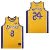 24 Mens Legend Sport Shirt,Miss You Snakeskin Hip Hop Basketball Jersey Yellow L view 1