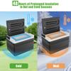10L0L Golf Cart Ice Cooler with Universal Mounting Bracket Kit - Portable 8L Capacity Cooler for Extended Cooling and Insulation,for Yamaha,EZGO,Club Car view 4