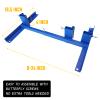 Atflbox Shooting Target Stand with 10pcs 17x25 Inch Sight in Paper Targets, Durable Paper Target Holder with Stable Adjustable Base for Cardboard Silhouette, H Shape, IPSC, IDPA Practice (2 Pack) view 4