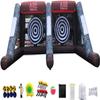 Inflatable Axe Throwing Game + Inflatable Ball Toss Target Dart Board for Backyard/Birthday/School/Team/Party Events, Double Darts for 2 Players with 24 Axes+16 Toss Ball+ 8 Soccer Balls view 2