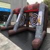 Inflatable Axe Throwing Game + Inflatable Ball Toss Target Dart Board for Backyard/Birthday/School/Team/Party Events, Double Darts for 2 Players with 24 Axes+16 Toss Ball+ 8 Soccer Balls view 4