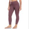 Colorfulkoala Women's High Waisted Tummy Control Workout Leggings 7/8 Length Ultra Soft Yoga Pants 25" (L, Dusty Red) view 4