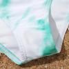 NineFit Basics Girls Swimsuit, Bathing Suits 3 Piece White Bikini Sets Girls' Swimwear with Cover Up Skirt (US, Age, 14 Years, 16 Years, Green) view 4