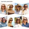 SOJOS Trendy Square Polarized Sunglasses for Men Women, 70s 80s Retro Vintage Rectangle Shades SJ2345 view 3