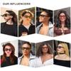 SOJOS Trendy Square Polarized Sunglasses for Men Women, 70s 80s Retro Vintage Rectangle Shades SJ2345 view 4