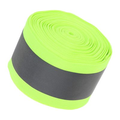 CHILDWEET Reflective Safety Strip for Clothing Fluorescent Green Tape Fabric for Traffic Warnings Construction Sites and Outdoor Events
