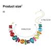 ACEDRE Colorful Crystal Choker Necklace Gold Sparkly Diamond Chokers Rhinestone Rave Prom Neck Chain for Women view 3