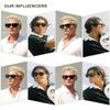 SOJOS Trendy Square Polarized Sunglasses for Men Women, 70s 80s Retro Vintage Rectangle Shades SJ2345 view 3