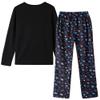 Vopmocld Big Girls Pajama Sets Long Sleeve Funny Butterfly Flowers Sleepwear 2 Piece PJS Elegant, Blue/Butterfly, 12 view 2
