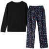 Vopmocld Big Girls Pajama Sets Long Sleeve Funny Butterfly Flowers Sleepwear 2 Piece PJS Elegant, Blue/Butterfly, 12 view 3