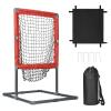 Baseball Ball Strike Zone,Sangle Soppfy Pitching Net & Baseball Strike Zone Compatible with Softball Balls and Plastic Baseballs.Baseball Net Set Up and Assemble Easily. (2 in 1) view 1