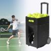Lakenbroade Automatic Tennis Ball Launching Machine, Automatic Tennis Ball Launching Machine with Remote Control and Application, Adjustable Angle, Capacity 50 Balls, for Beginners view 1
