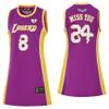 24 Womens Legend Basketball Shirt,Miss You Snakeskin Hip Hop Sport Sleeveless Dress Purple Size XS view 1