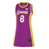 24 Womens Legend Basketball Shirt,Miss You Snakeskin Hip Hop Sport Sleeveless Dress Purple Size XS view 2