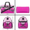 Large Cheer Bag for Girls Women Customizable Cheerleading Bag Dance Bag Big Gym Bag Sports Duffel Bag Cheer Carry on Tote Bags Pink Cheer Bag for Cheerleaders view 3