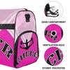 Large Cheer Bag for Girls Women Customizable Cheerleading Bag Dance Bag Big Gym Bag Sports Duffel Bag Cheer Carry on Tote Bags Pink Cheer Bag for Cheerleaders view 4