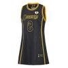 24 Womens Legend Basketball Shirt,Miss You Snakeskin Hip Hop Sport Sleeveless Dress Black Size M view 2