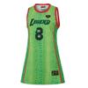 24 Womens Legend Basketball Shirt,Miss You Snakeskin Hip Hop Sport Sleeveless Dress Green Size L view 2