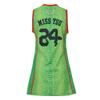 24 Womens Legend Basketball Shirt,Miss You Snakeskin Hip Hop Sport Sleeveless Dress Green Size L view 3