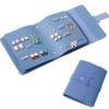 Generic Earring Organizer Book Design Earring Holder Travel Earring Storage Case Tray Holder,Capable to Hold 42 Pairs (Blue), RXZER459 view 1