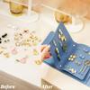 Generic Earring Organizer Book Design Earring Holder Travel Earring Storage Case Tray Holder,Capable to Hold 42 Pairs (Blue), RXZER459 view 2