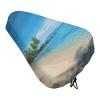 Hawaiian Beach with Palm Trees Waterproof Bike Seat Cover Rainproof and Dust Resistant Bike Seat Saddle Cover Bicycle Seat Cushion Protector with Drawstring view 1