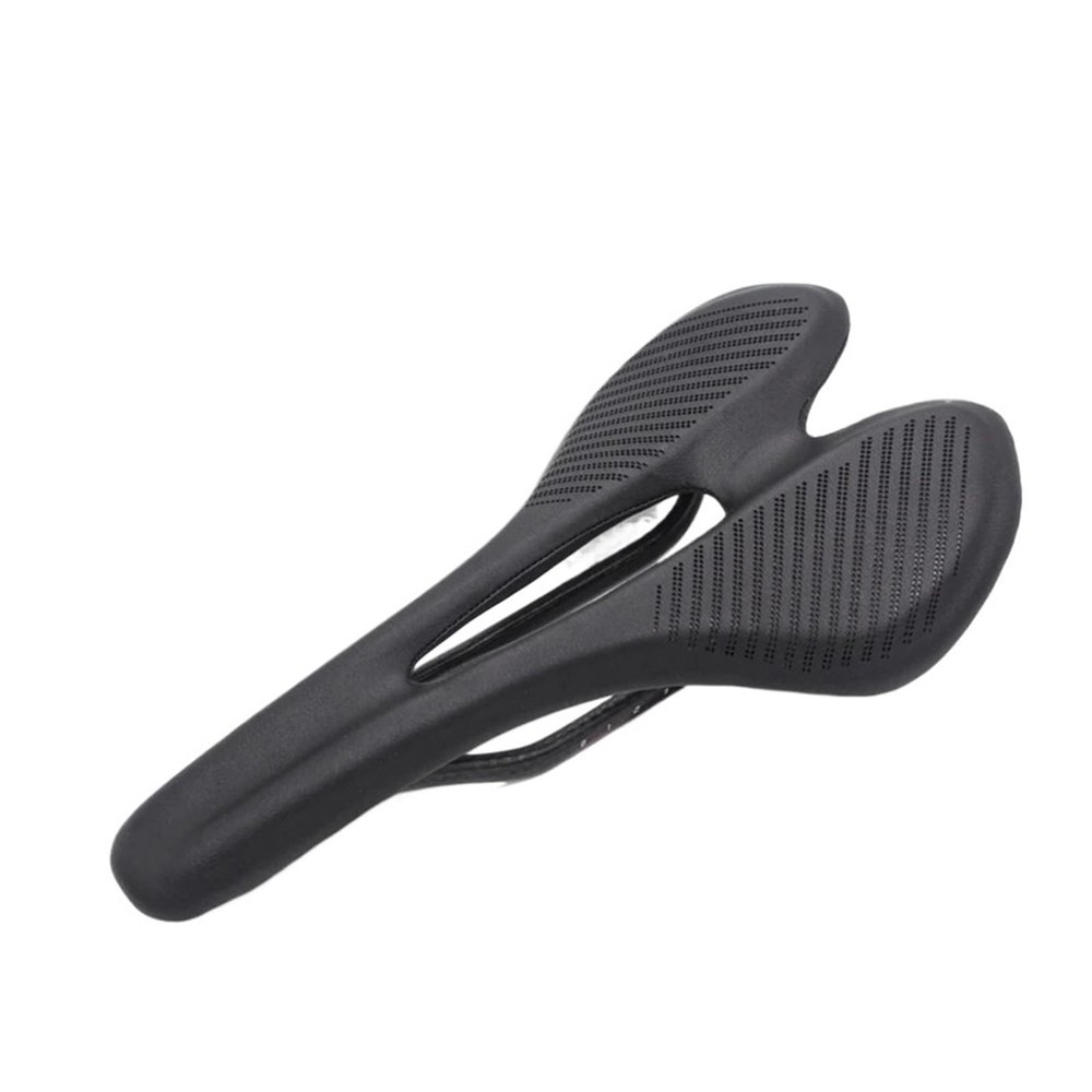 Bicycle Saddle Super Light Carbon Bike Saddle Road T800 Carbon Fiber Pattern Bicycle Fit for Seat Comfortable Leather EVA Cycling Racing Cushions Bicycle Accessorie