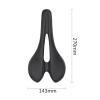 Bicycle Saddle Super Light Carbon Bike Saddle Road T800 Carbon Fiber Pattern Bicycle Fit for Seat Comfortable Leather EVA Cycling Racing Cushions Bicycle Accessorie view 2