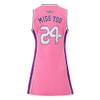 24 Womens Legend Basketball Shirt,Miss You Snakeskin Hip Hop Sport Sleeveless Dress Pink Size M view 3