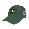 101st Airborne Division Hat Adjustable Baseball Cap for Men Women Dad Hat Black view 1