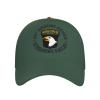 101st Airborne Division Hat Adjustable Baseball Cap for Men Women Dad Hat Black view 3