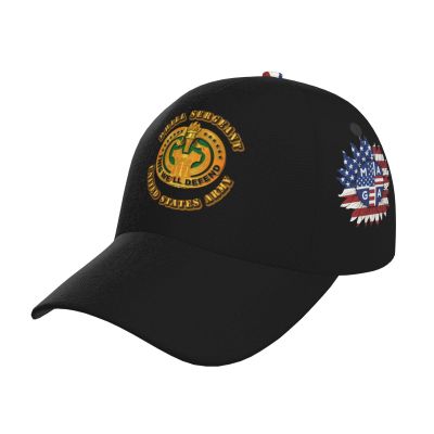 Army Drill Sergeant Hat Adjustable Baseball Cap for Men Women Dad Hat