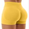 YEOREO Boost Women Workout Gym Impact Shorts Yellow view 1