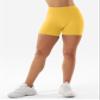 YEOREO Boost Women Workout Gym Impact Shorts Yellow view 4