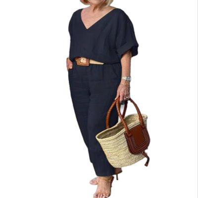 Linen Set for Women Two Piece Outfits for Women Dressy Casual Palazzo Pants Sets for Women