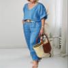 Palazzo Pant Sets for Women 2 Piece Sets for Women Linen Pant Suits for Women Dressy Casual Outfits for Women view 2