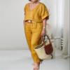 Two Piece Sets for Women Casual Linen Outfits Sets for Women Palazzo Pant Suits for Women Dressy view 2