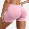 YEOREO SoftHue Women Workout Gym Impact Shorts Scrunch Butt Lifting 2.5"/3.6"/4.5"/6" Shorts Pink M view 3