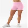 YEOREO SoftHue Women Workout Gym Impact Shorts Scrunch Butt Lifting 2.5"/3.6"/4.5"/6" Shorts Pink M view 4